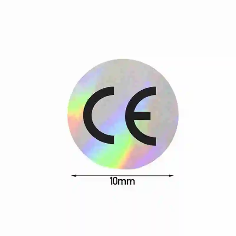 80Pcs/Sheet Hologram Adhesive CE Certificated Label Stickers Diameter 10mm Waterproof Sticker For Electronic Product images - 6