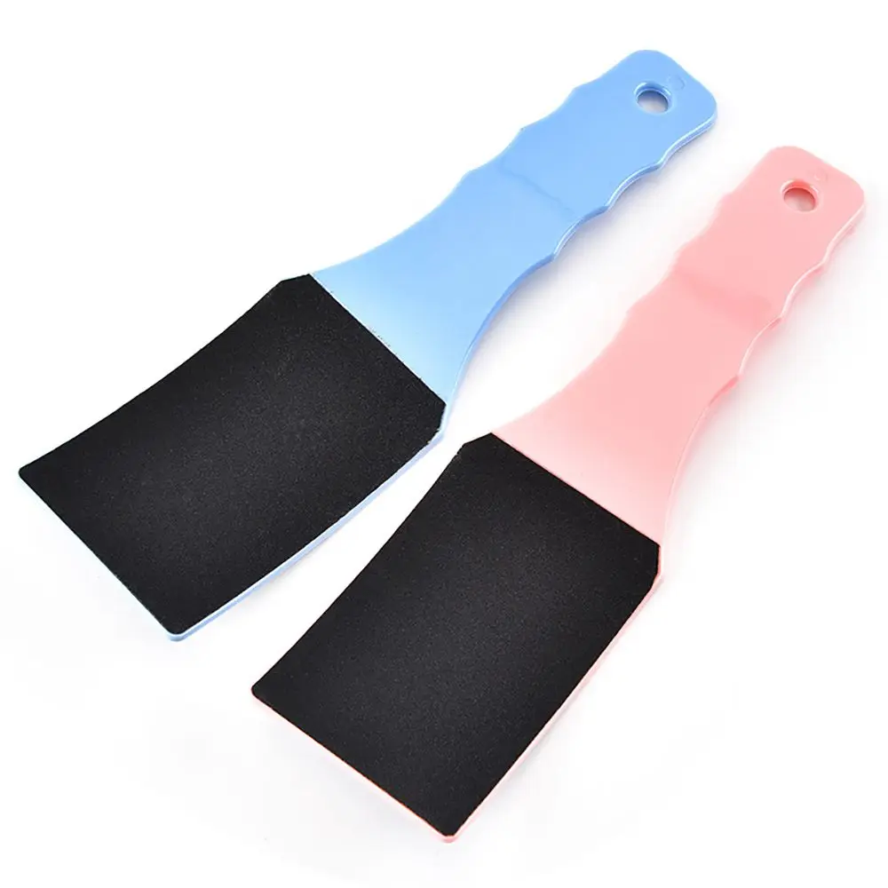 Портативная Двусторонняя пилка для ног скребок наждачной бумаги