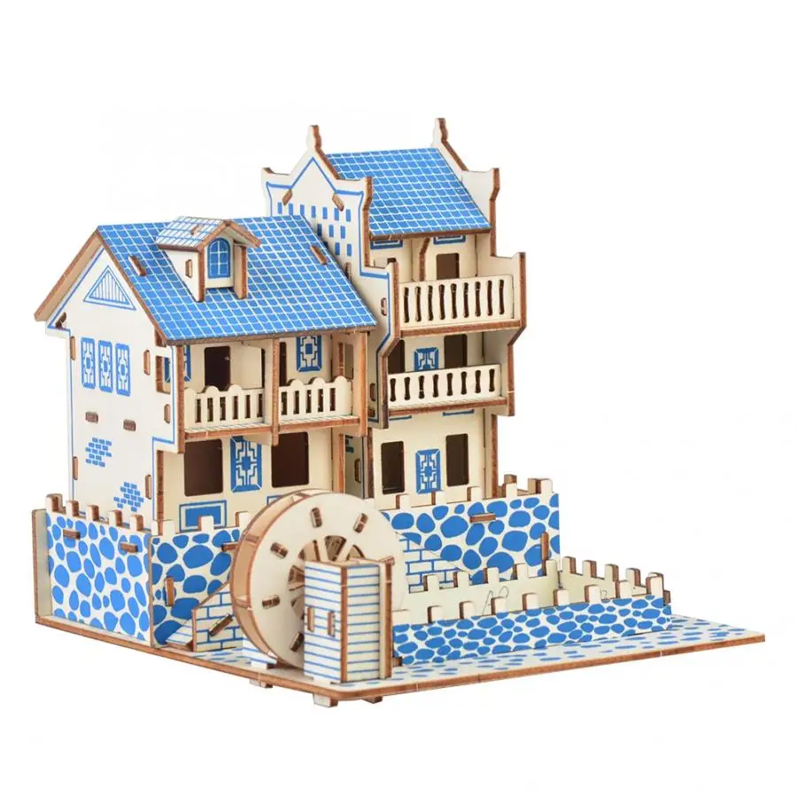 Детский Кукольный домик ручной работы садовая мебель миниатюрная модель домика