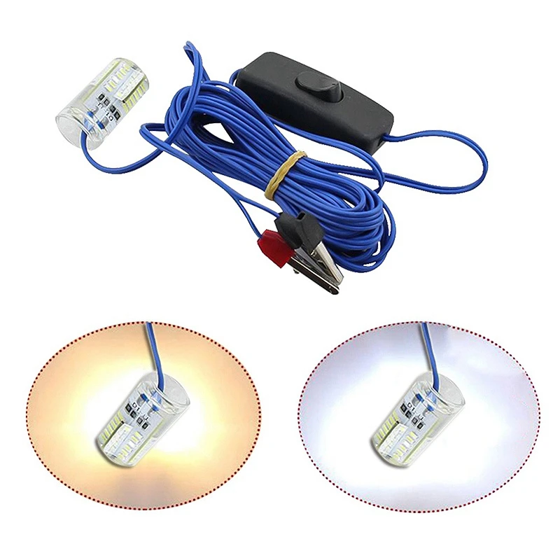 12V 5W Светодиодная лампа светильник 2835 SMD 48 Светодиодный подводный светодиодный