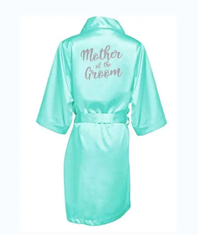 Бордовый новый халат невесты мать сестра свадебный подарок кимоно атласные