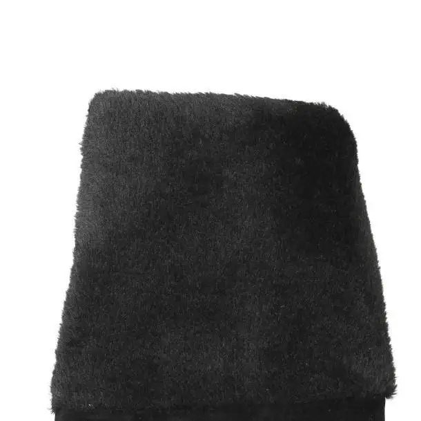 Сапоги до колена зимняя женская длинная обувь Botines Mujer коллекция 2019 года Размер 10