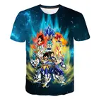 Футболка с коротким рукавом и цифровым принтом для мальчиков