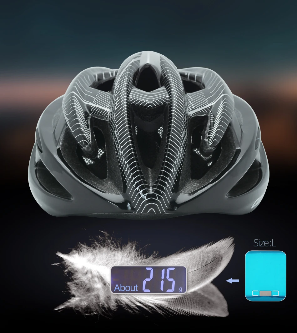 

Cairbull Road Bicycle Helmet With Insect Net Integrally-molded Mtb Ultralight Bike Helmet Adult Breathable capacete de ciclismo