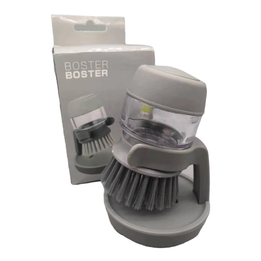

Kitchen hand-held soap brush, cleaning brush, push-type decontamination tool, pot and pan tableware cleaning artifact