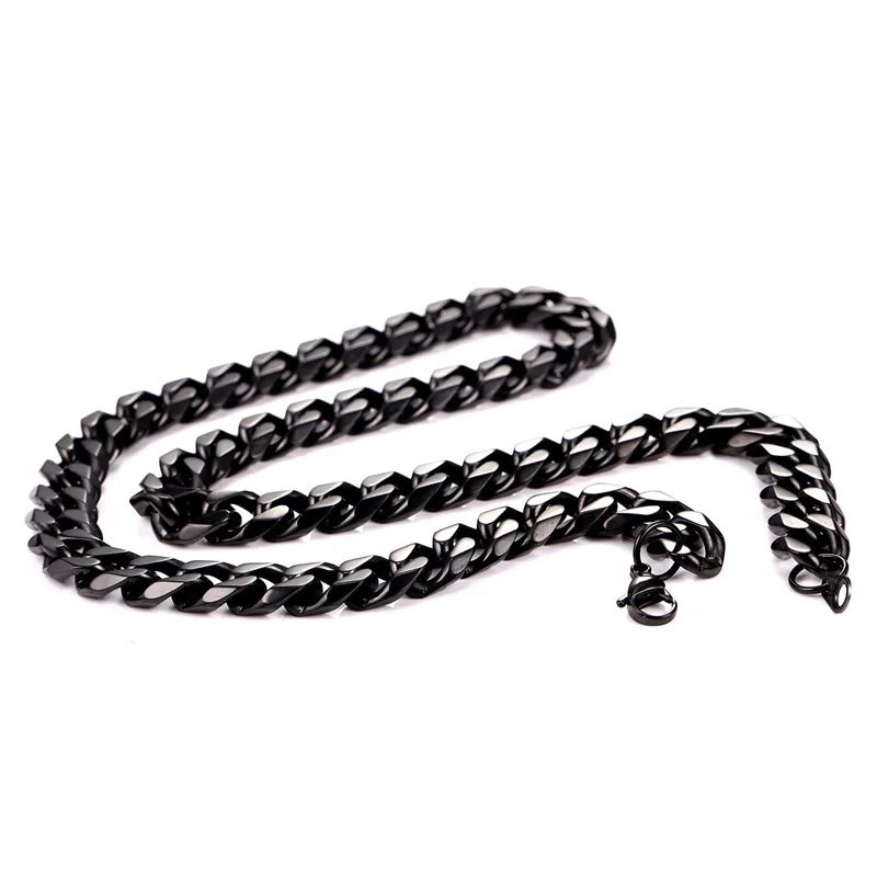 Ожерелье-чокер мужское из нержавеющей стали 12 мм N256 | Украшения и аксессуары