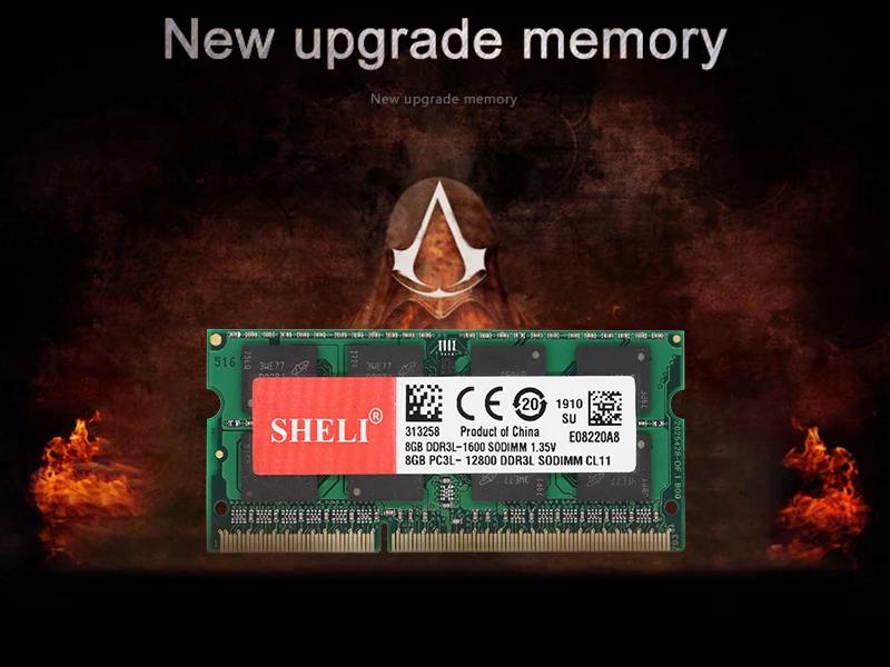 SHELI записные книжки память 4 Гб 1RX8 PC4-17000S DDR4 2133 МГц 8 Гб 1RX16 PC4-19200S DDR4 2400 МГц 16 Гб 2RX8 PC4-19200S DDR4 2400 МГц