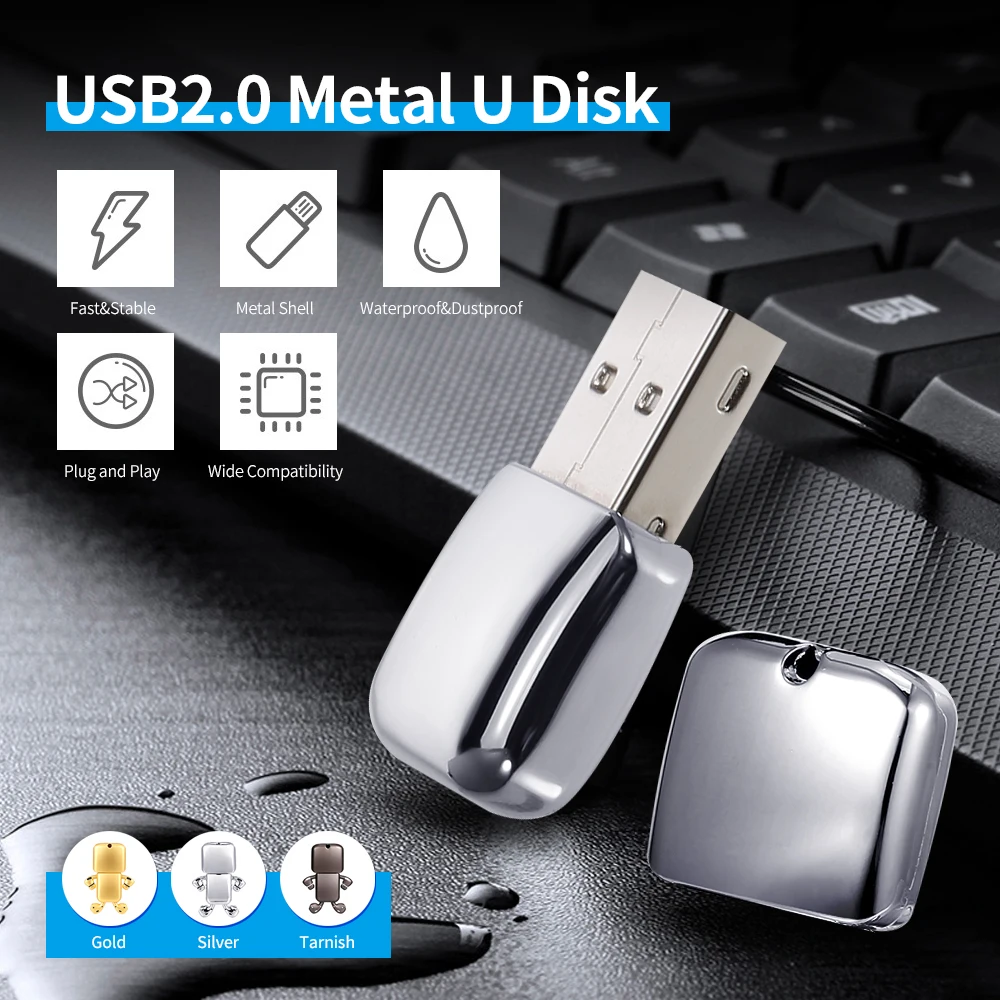 

USB2.0 металлический U диск 200 ГБ 100 ГБ 50 Гб USB флэш-накопитель Портативный противоударный металлический USB диска автомобиля U диск для настольно...