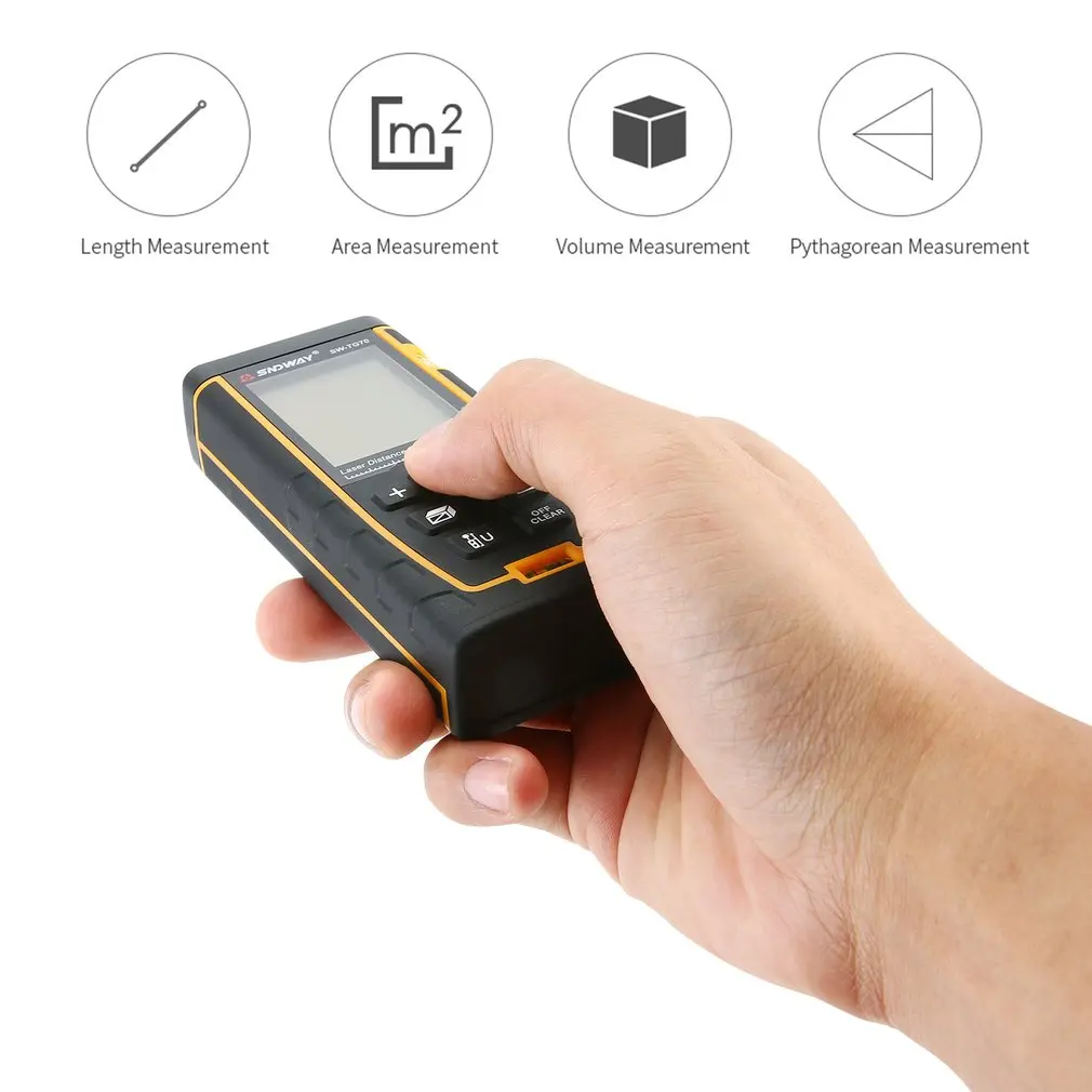 SNDWAY двойной горизонтальный с пузырем дальномер лазерный диапазон батарейного