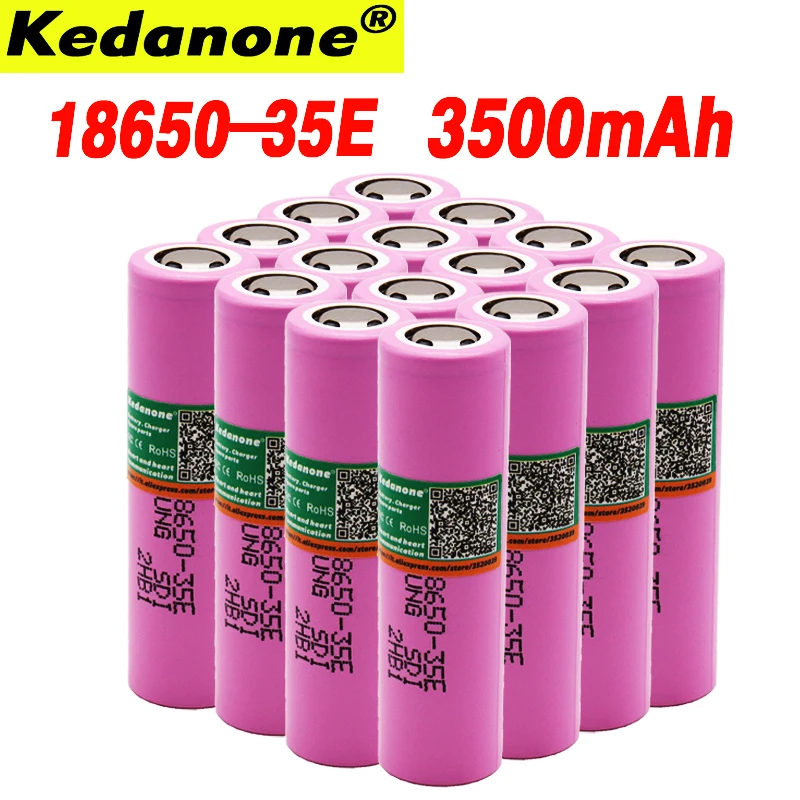 1-10 шт для samsung 18650 3500mAh 13A разрядка INR18650 35E 18650 литий-ионная батарея 3,7 v перезаряжаемая батарея