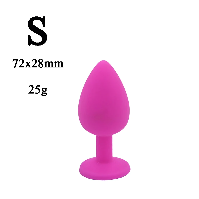 Silicone Anal Plug Butt Unisex Plated Jewelry Sex Stopper Prostate Adult Toys For Men Women Trainer Couples |