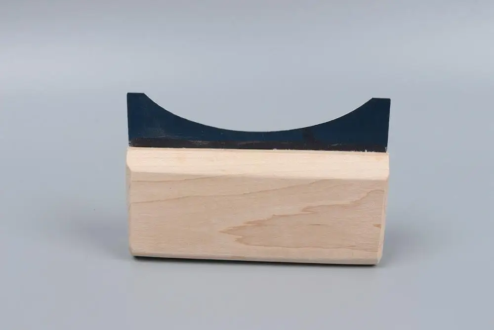 Вертикальный двойной бас гриф скребок стальное лезвие сильный и светильник 3/4