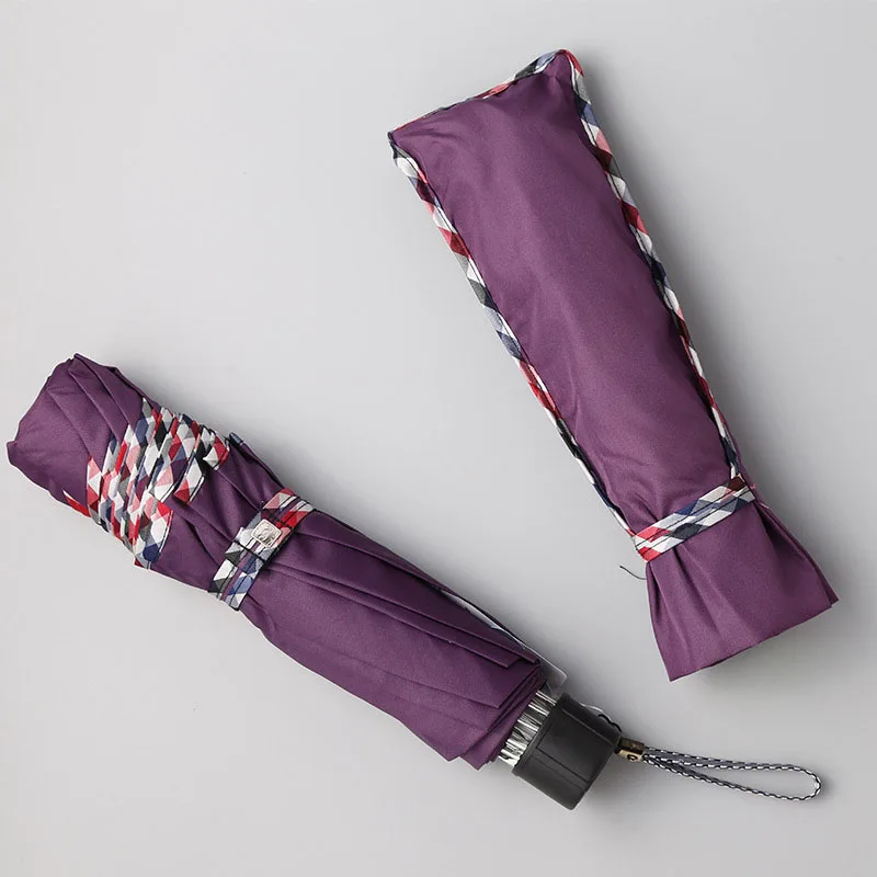 

Authentic Paradise Umbrella Outdoor Double Umbrella Three Fold Umbrella Men and Women Increase Business Umbrella Paradise