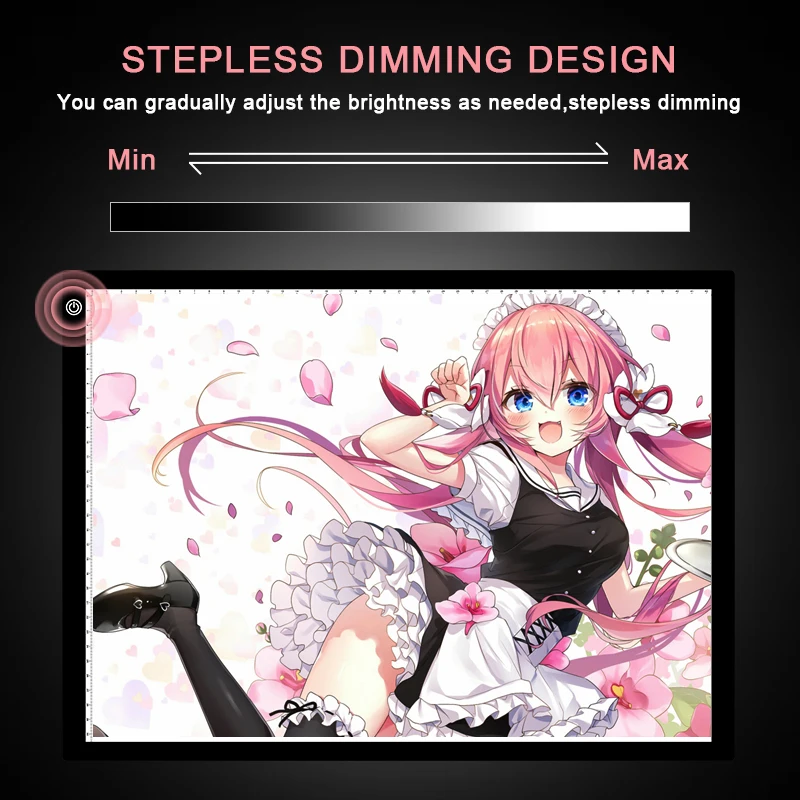 Elice A3 светодиодный планшет для рисования USB СВЕТОДИОДНЫЙ светильник коробка