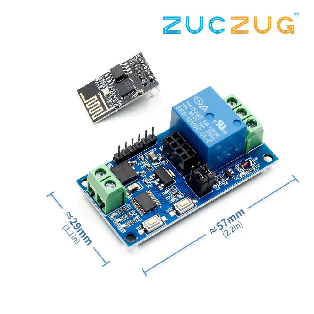 DC 5 В/12 В ESP8266 1 бит WIFI релейный модуль IOF умный дом мобильное приложение пульт