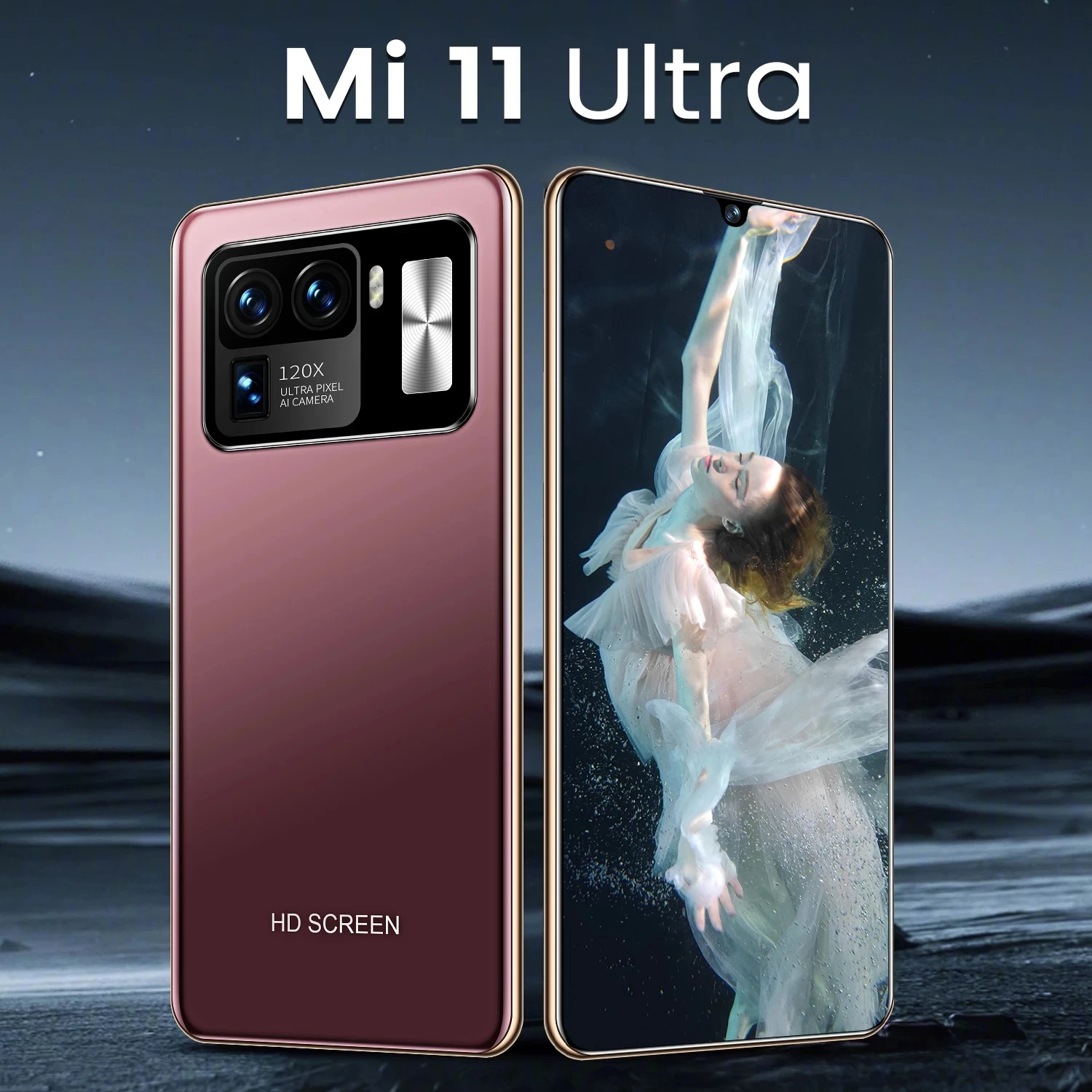 

Hot Sell Real 6.7 Inch Mi11 Ultra 5G 6800mAh 16+512GB 16MP+32MP MTK6889 10 Core Android 11.0 Newest Listed Global Smartphones