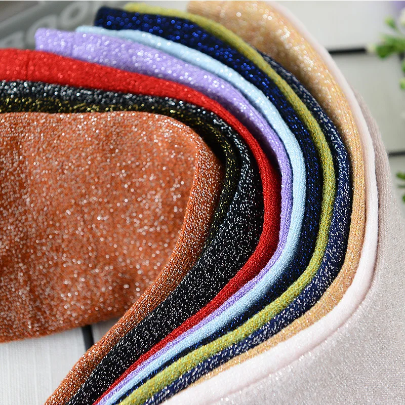 Модные золотые и серебряные вязаные женские носки в Корейском стиле летние