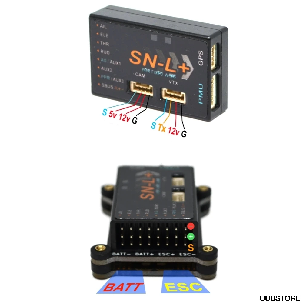 Lefei LFRC SN-L+ Flight Controller HD OSD For RC Airplane Fixed-Wing Model Compatible DJI FPV Air Unit SN-AAT MAVLINK - купить по