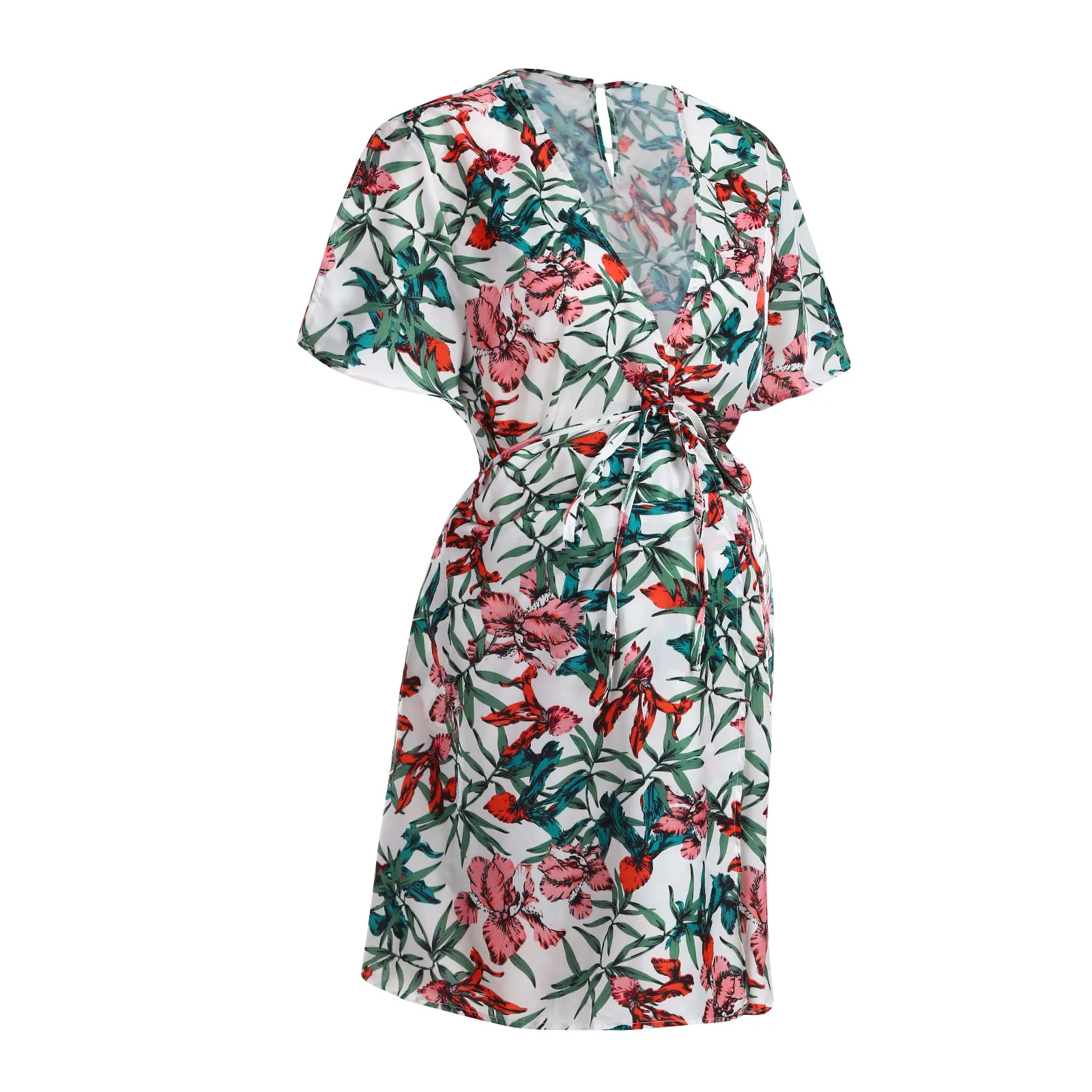 Новинка 2019 женское платье для беременных с коротким рукавом и цветочным принтом