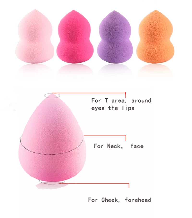 Спонж женский для макияжа инструменты Красота губок 4 шт.| |