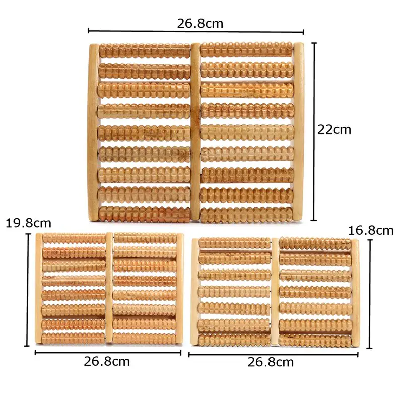 

Wooden Foot Roller Wood Care Massage Reflexology Relax Relief Massage
