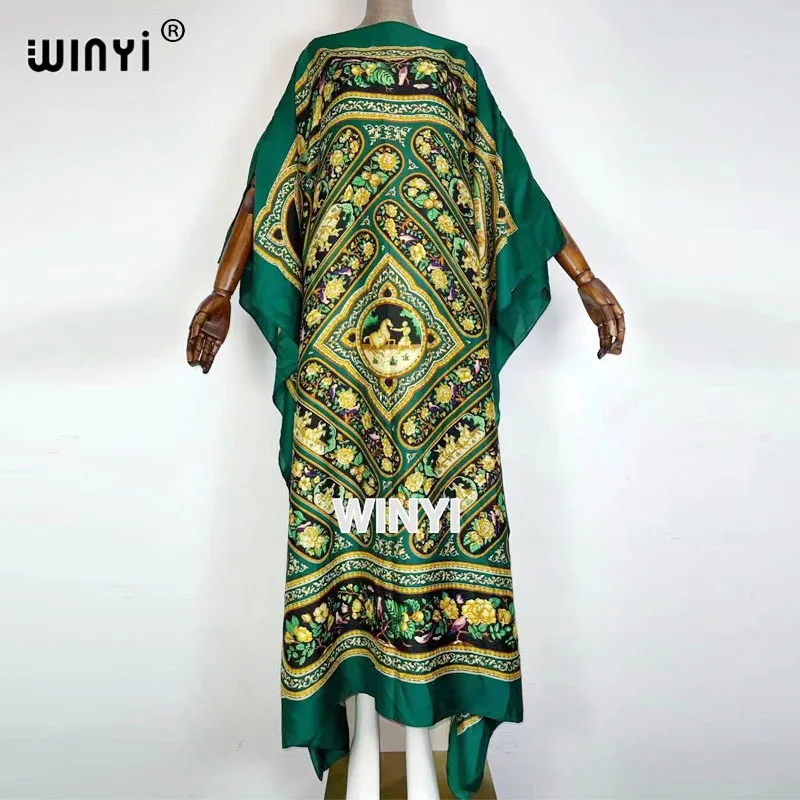 summer dress 2021 dames Boho Maxi Floral абайи V-neck Long Sleeve Elegant Holiday Beach  Sundress Party evening sexy long Dress