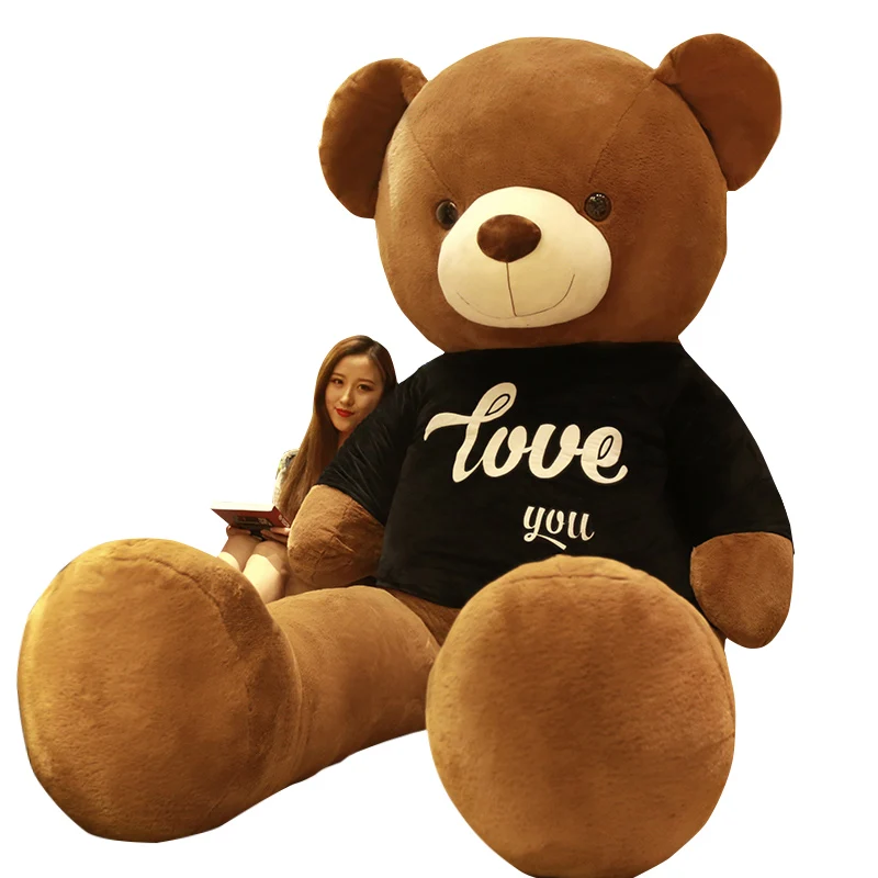 Дропшиппинг Популярный американский гигантский плюшевый мишка футболка игрушка