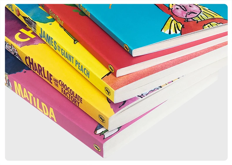 16 книг/набор коллекция Roald Dahl Детская литература английская картина новая