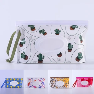 EVA 1Pcs Cartoon Pattern Wet Wipe Bag Eco-friendly Infant Supplies Portable Wipes Container Cleaning in India