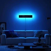 nordic art led wall lamp living dining room decoration rgb color wall sconces bedroom bedside indoor decor lighting fixture