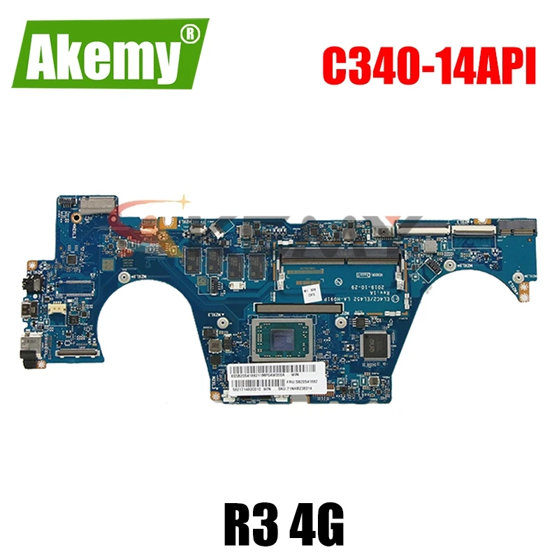 

Для Lenovo IdeaPad C340-14API / FLEX-14API / S540-14API Материнская плата ноутбука LA-H091P UMA R3 4G FRU 5B20S41882 материнская плата