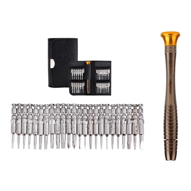25 шт. набор инструментов для ремонта компьютера отвертка с сумкой|Отвертка| |