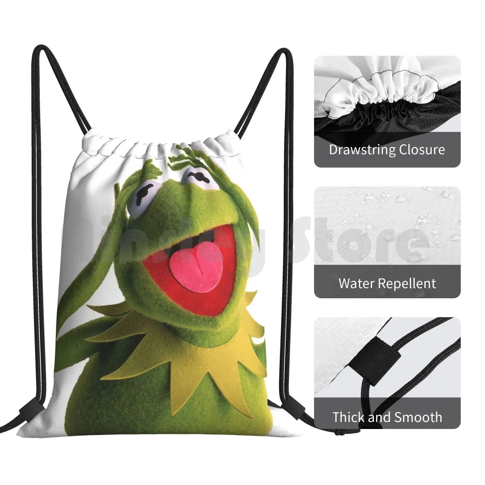 The Frog ( ) Backpack Drawstring Bags Gym Bag Waterproof Funny Humor Meme Memes Filthy Frank Drageonz | Багаж и сумки