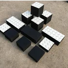 Самоклеящиеся ножки для мебели, удлиняющие накладки, жесткий резиновый противоскользящий коврик, бампер, демпфер для стула, стола, кровати, защитная фурнитура