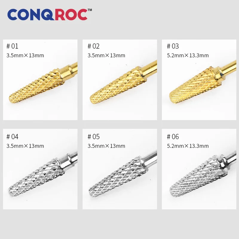 Высококачественная Гальваническая Вольфрамовая сталь фреза для ногтей сверло 2