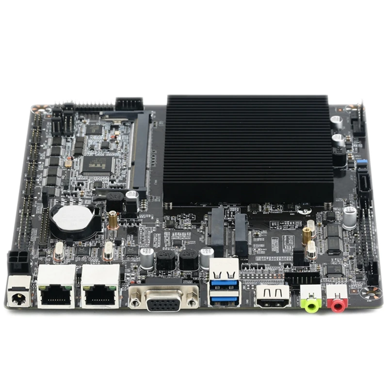 Realan Intel Celeron J1900L2 процессор Настольный ПК мини Itx материнская плата с двумя Lan