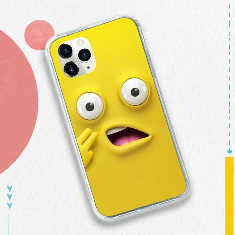 

Cartoon cute funny face Phone Case for iPhone 11 12 mini pro XS MAX 8 7 6 6S Plus X 5S SE 2020 XR