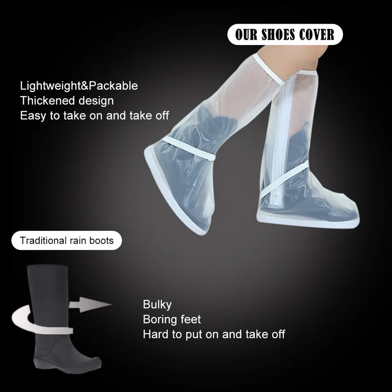 Водонепроницаемые бахилы резиновые сапоги многоразовые мотоциклетные