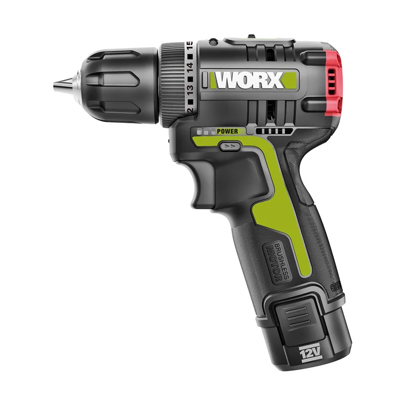 Шуруповерт WORX WU131 с бесщеточным двигателем 12 В профессиональный инструмент 1