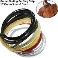 5pcs guitar body binding purfling strip parts for luthiers 1650mmx5mmx1 5mm abs for acoustic classical guitars luthiers 6 colors