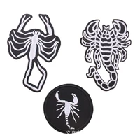 cartoon embroidery scorpion cloth sticker personalized iron on pathces decoration thermo adhesive diy patch sticker apparel bag