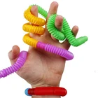 5 шт., пластмассовые мини-трубочки для снятия стресса, для детей