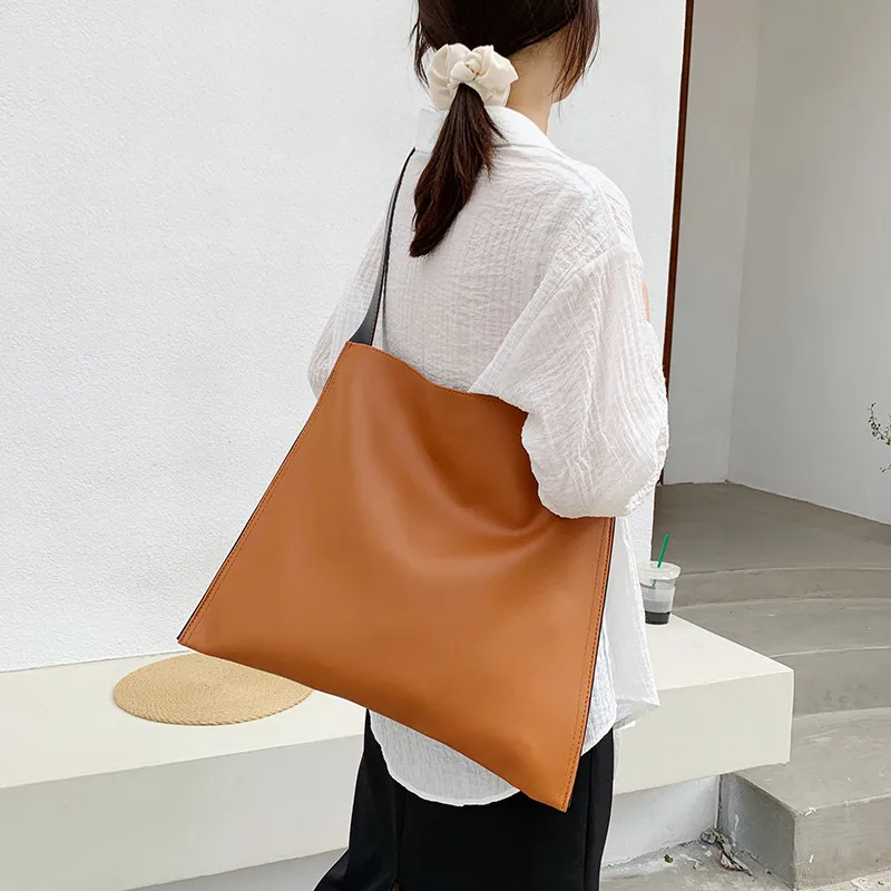 

Fashion Lady Leather Handbag Luxury Designer Large Capacity Shoulder Bag Travel Shopping Messenger Bag Everyday Mobile Wallet