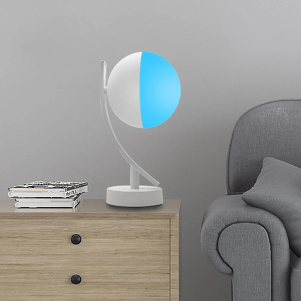 Dimmable Night Lights 7W Smart Voice Desk Lamps RGB LED WiFi App Remote Control Bedroom Table For Living Room | Лампы и освещение