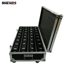 4 шт. 8x12 Вт барочный луч движущаяся головка с полетным чехлом RGBW 4 в 1 светодиодный сценический светильник Lyre DMX512 для вечерние ринки диско DJ сценическое оборудование