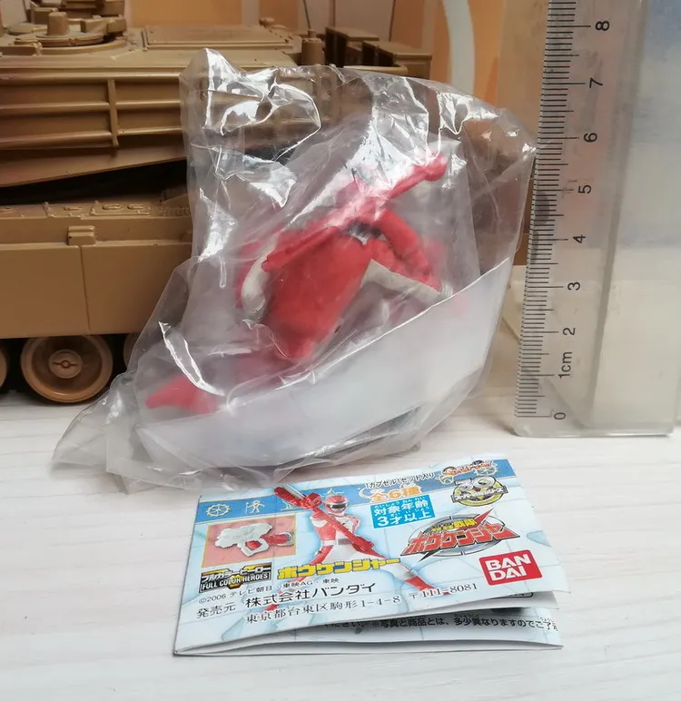 Оригинальная фигурка BANDAI модель Gogo Sentai Boukenger Gacha из принта декоративная игрушка |
