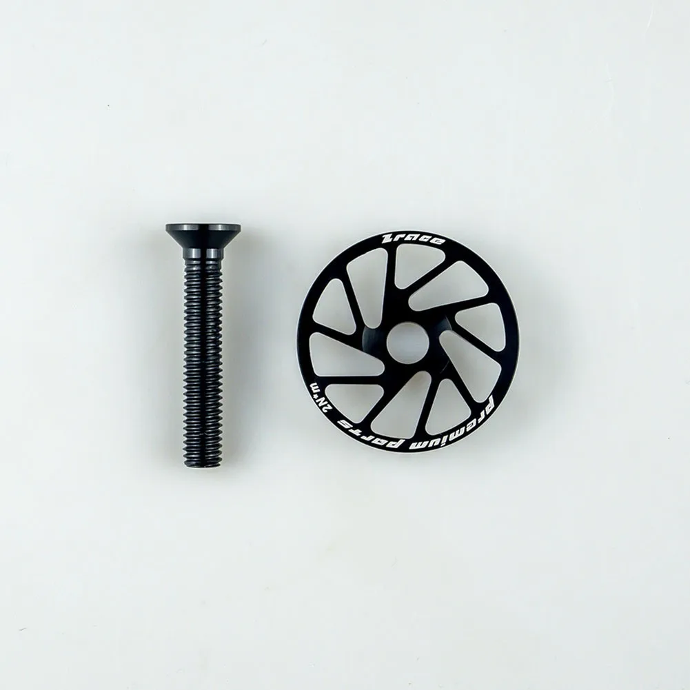 Велосипедная ажурная Крышка для гарнитуры 1 1/8 дюйма 28 6 мм с винтом из титанового