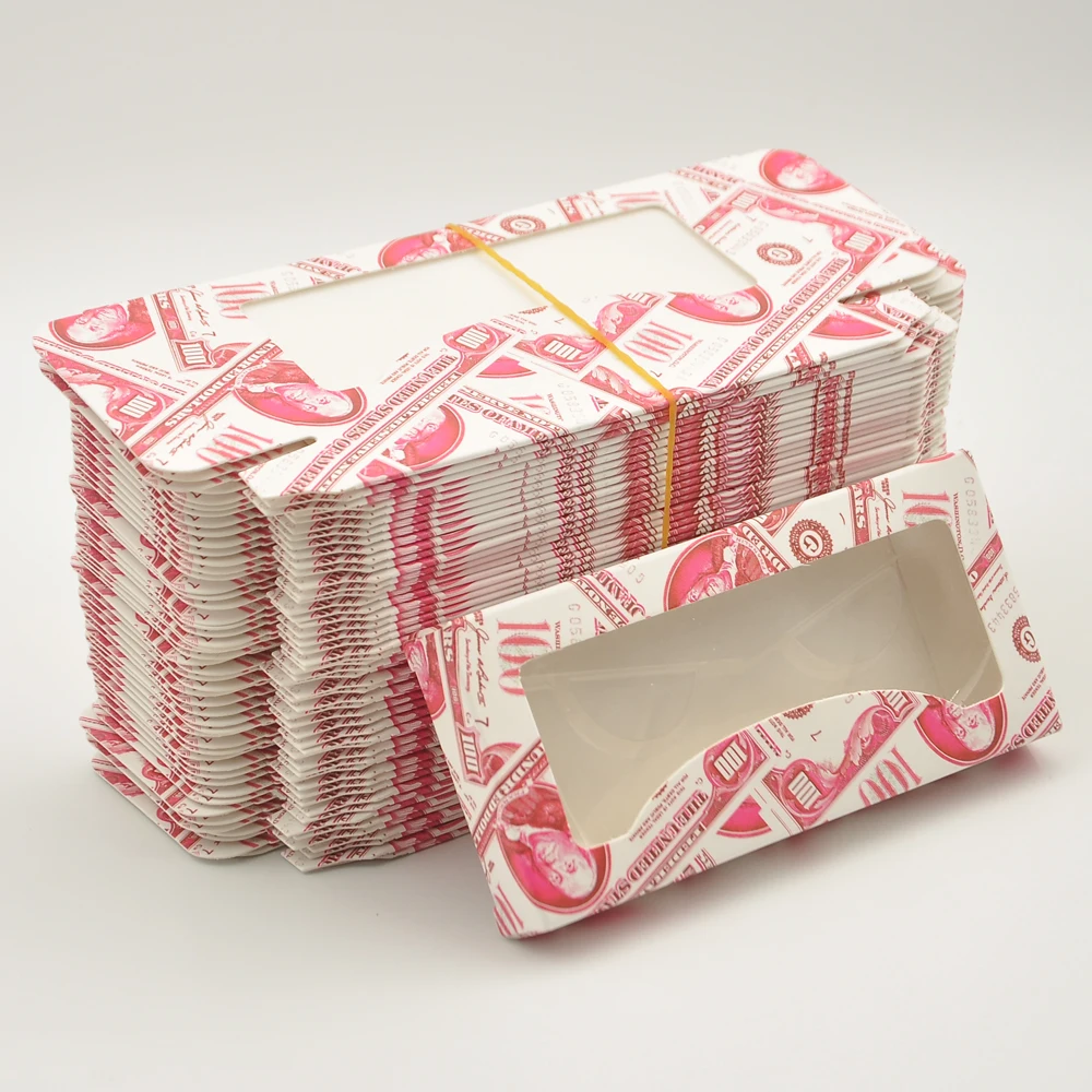 

wholesale 50pcs paper false eyelash packaging box lash boxes packaging custom logo faux cils 25mm mink eyelashes marble case