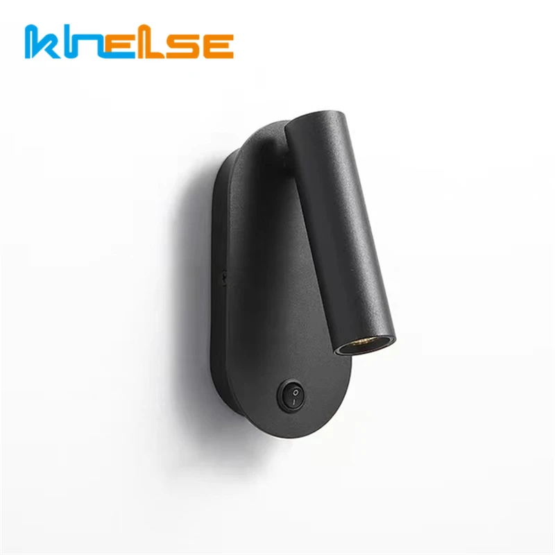 Овальные прикроватные светодиодные Настенные светильники с переключателем