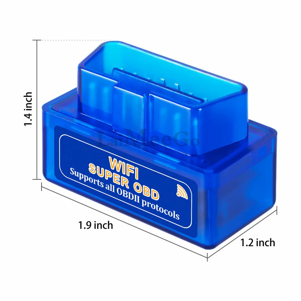 Super Mini Elm327 Bluetooth OBD2 V1.5 Elm 327 WIFI OBDII Автомобильный диагностический инструмент сканер
